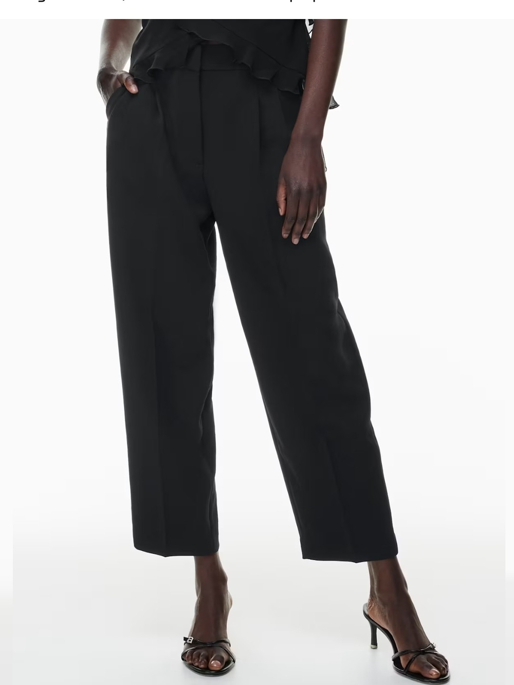 Wilfred Carrot Pants Black Size 4